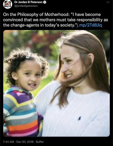 Jordan Peterson's Tweet on Motherhood | Jordan Peterson Made Me a Better Mother | Public Square Magazine | Jordan Peterson Raising Child | Jordan Peterson Devouring Mothers