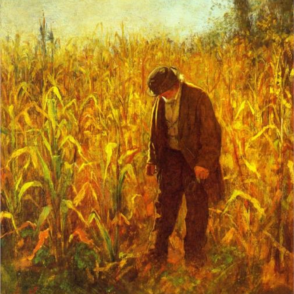 Painting of Suited Man in a Yellow Cornfield | Is Personal Experience the Final Arbiter of Truth? | Public Square Magazine | Banner of Truth | Arbiter of Truth Meaning