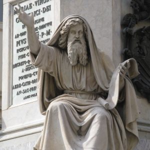 Statue of Ezekiel by Carlo Chelli-Colonna dell’Immacolata | A New Heart I Will Give You | Public Square Magazine | I Will Give You a New Heart New Testament