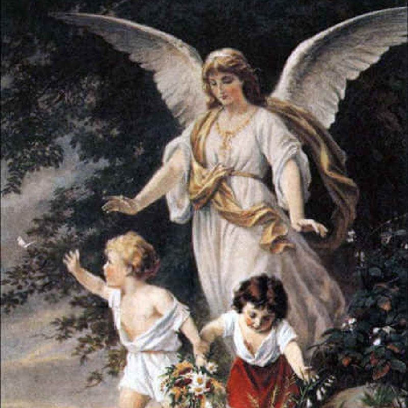 Victorian Painting of Young Angels Fascinated by Butterfly | Guardian Angel Theories: A Heavenly Haven for Hasty Thinking | Public Square Magazine | Angel Theory