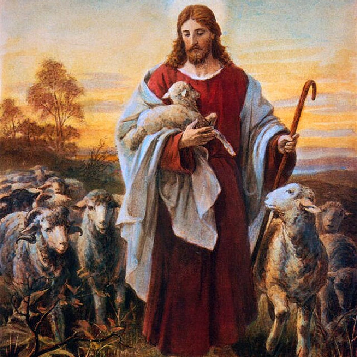 'The Good Shepherd' shows Christ protecting a lamb, symbolizing the need to reduce abuse in churches for safeguarding the innocent.