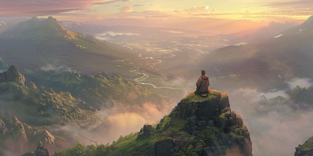 Man on a Mountain Looking over Valley | Is Personal Experience the Final Arbiter of Truth? | Public Square Magazine | Banner of Truth | Arbiter of Truth Meaning
