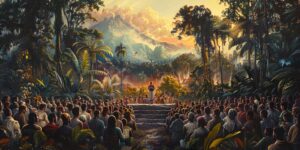 Jacob delivers his sermon to Nephites helping define conflict resolution for Latter-day Saints