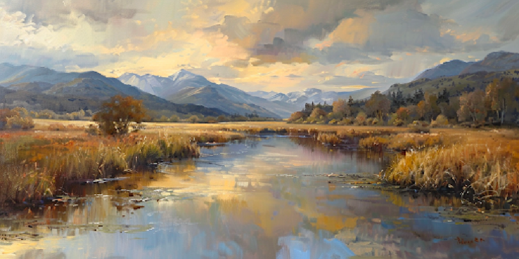 River Flowing Through a Valley with Mountains | Importance of Fidelity to God | Spiritual Fidelity Meaning