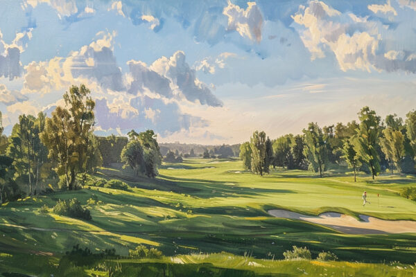 Green Golf Course with a Golfer | Thought Provoking Quotes on Golf and Life | Best Golf Metaphors for Life