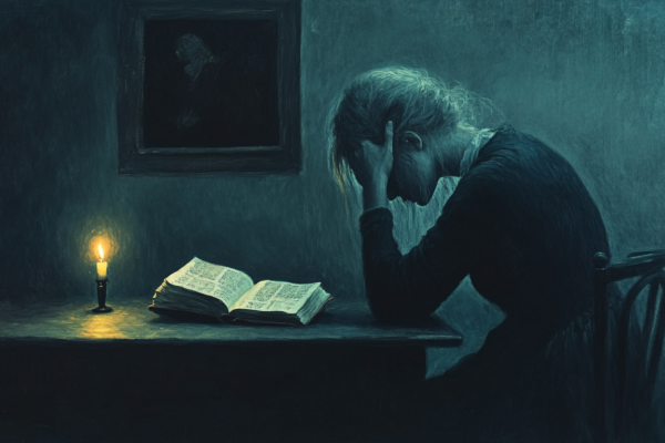 What Does it Mean to “Help People Stay in the Church?” A candle flickers over a Bible, symbolizing a faith on life support and the challenge of keeping the faith.