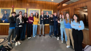 Kevin J. Worthen with BYU Foundations for Success students