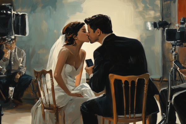 Love at the Movies: Why Romance is Dead, but Hollywood Pretends Otherwise A staged romance on a movie set highlights the artificial love portrayed in the best romance movies today.