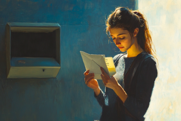 Share His Love: Why Christ Still Asks Us to Feed His Sheep A student holds an unsigned note, capturing the tender mystery of how God’s love can reach us when we need it most.