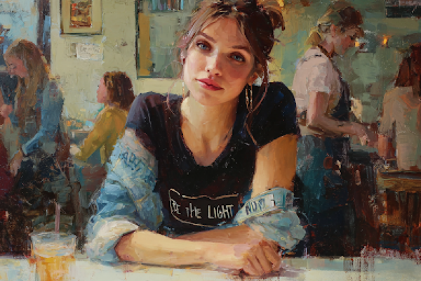 Faith on Their Sleeves: How Christian Merch Signals a Generational Return to Belief A young woman’s visible faith message on her clothing reflects public devotion and Mormon church growth.