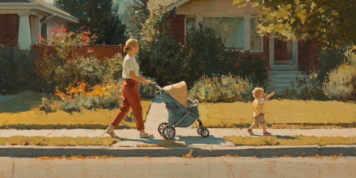 A simple walk becomes a moment of wonder and Christian parenting.