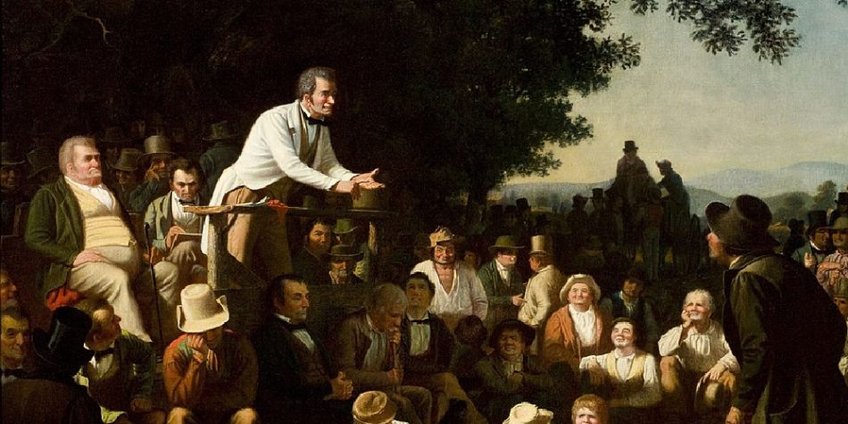 George Caleb Bingham's Stump Speaking | Truth teller vs. Propagandist: How to Tell the Difference | Public Square Magazine | Truth Teller | Propagandist