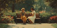 Two women talk on a park bench, showing Christlike communication through attention, presence, and respect.