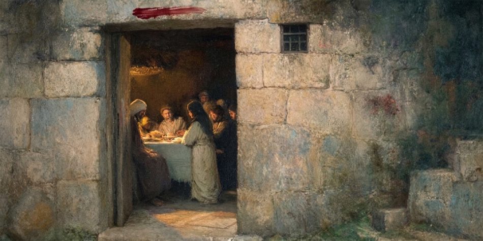 A family sits together at Passover evokes Christ in the Old Testament through deliverance, covenant, and sacrifice.