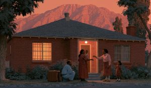 A refugee resettlement family arriving in Utah through the U.S. Refugee Admissions Program.