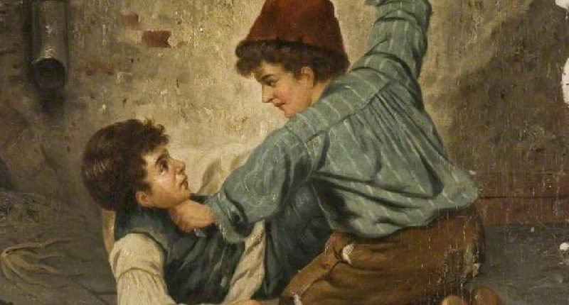 Lodi, Gaetano; Boys Fighting; Shipley Art Gallery; http://www.artuk.org/artworks/boys-fighting-36127