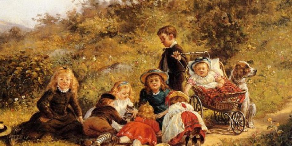 The-Sunny-Hours-of-Childhood-Edward-Lamson-Henry-oil-painting-1-800x641 (1)