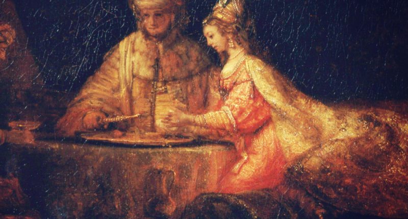Ahasuerus and Haman – A Biblical Scene During the Feast of Esther | Powerful Stories of Women Being Witnesses of the Gospel