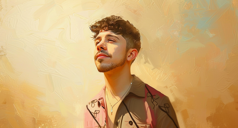 Portrait Illustration of David Archuleta | Open Letter of Hope to David Archuleta | David Archuleta Sexuality & LGBT+ Latter-day Saints | Public Square Magazine