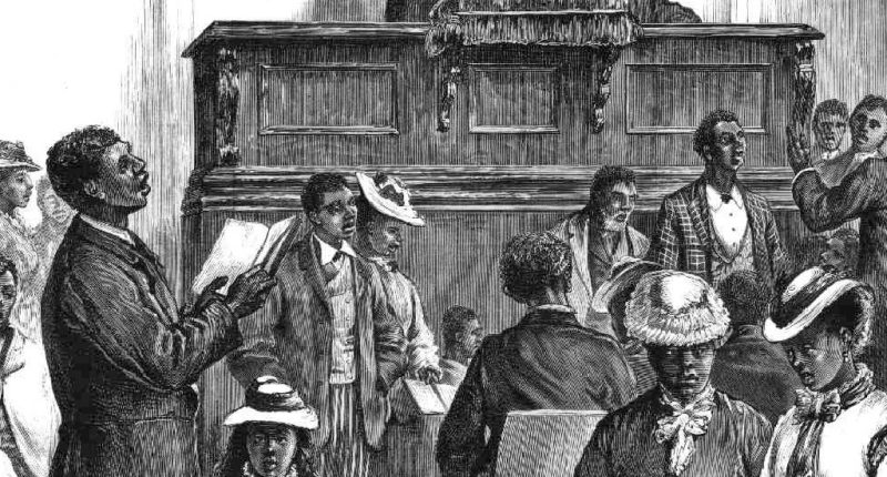 Art of Black Christian Pastor Preaching to a Congregation | Strong Black Families: God, Relationships, & Deep Faith | Public Square Magazine | Black Christians & Their Deep Faith