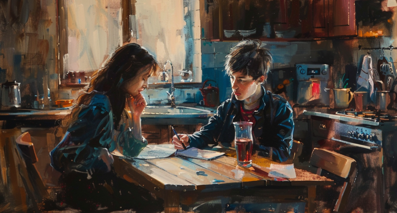 Two Kids Sitting at a Table in a Kitchen | Public Square Magazine | What is 
