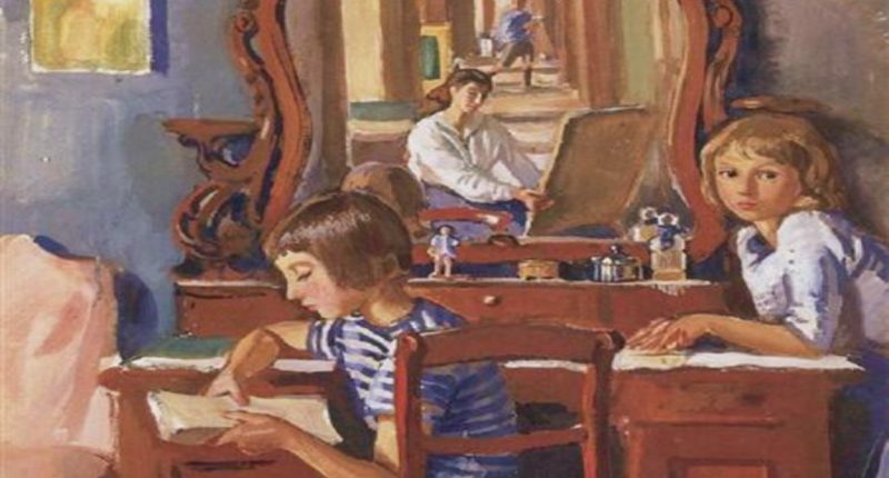 Tata and Katia In The Mirror By Zinaida Serebriakova | Whose Image Are You Seeking? | Public Square Magazine | His Image In Your Countenance | Meaning of Countenance in the Bible