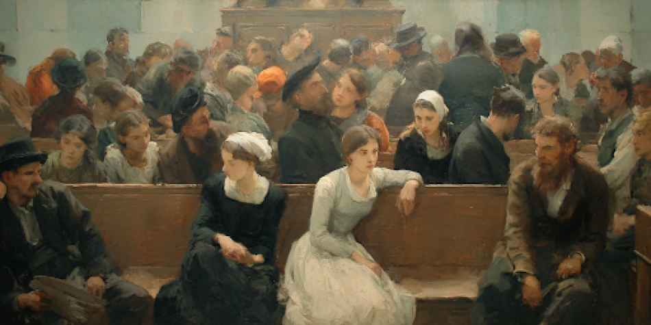 A congregation torn between clear teaching and side distractions, reflecting confusion around the family: a proclamation to the world.